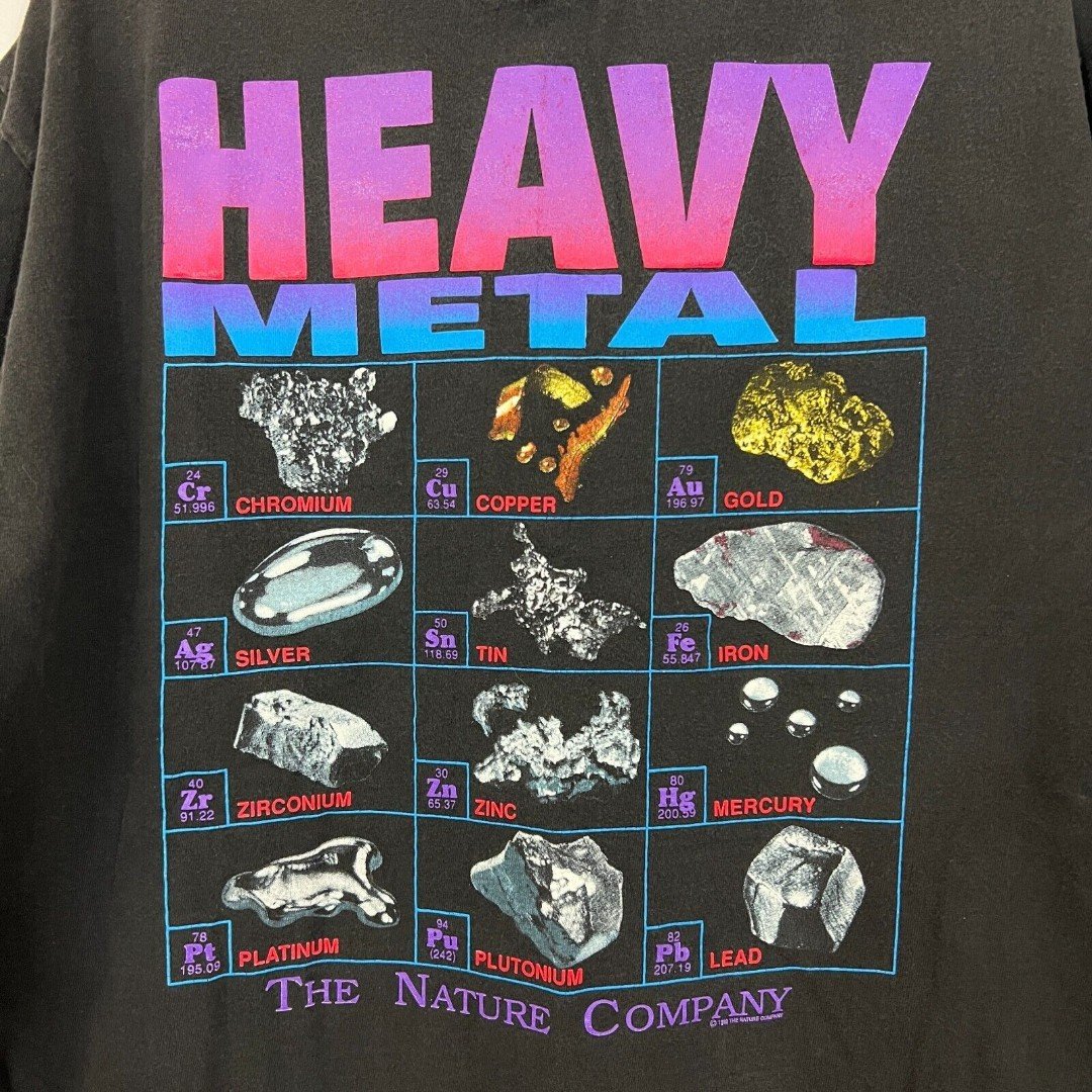 VTG 90s 1992 Heavy Metal The Nature Company T-shirt Siz