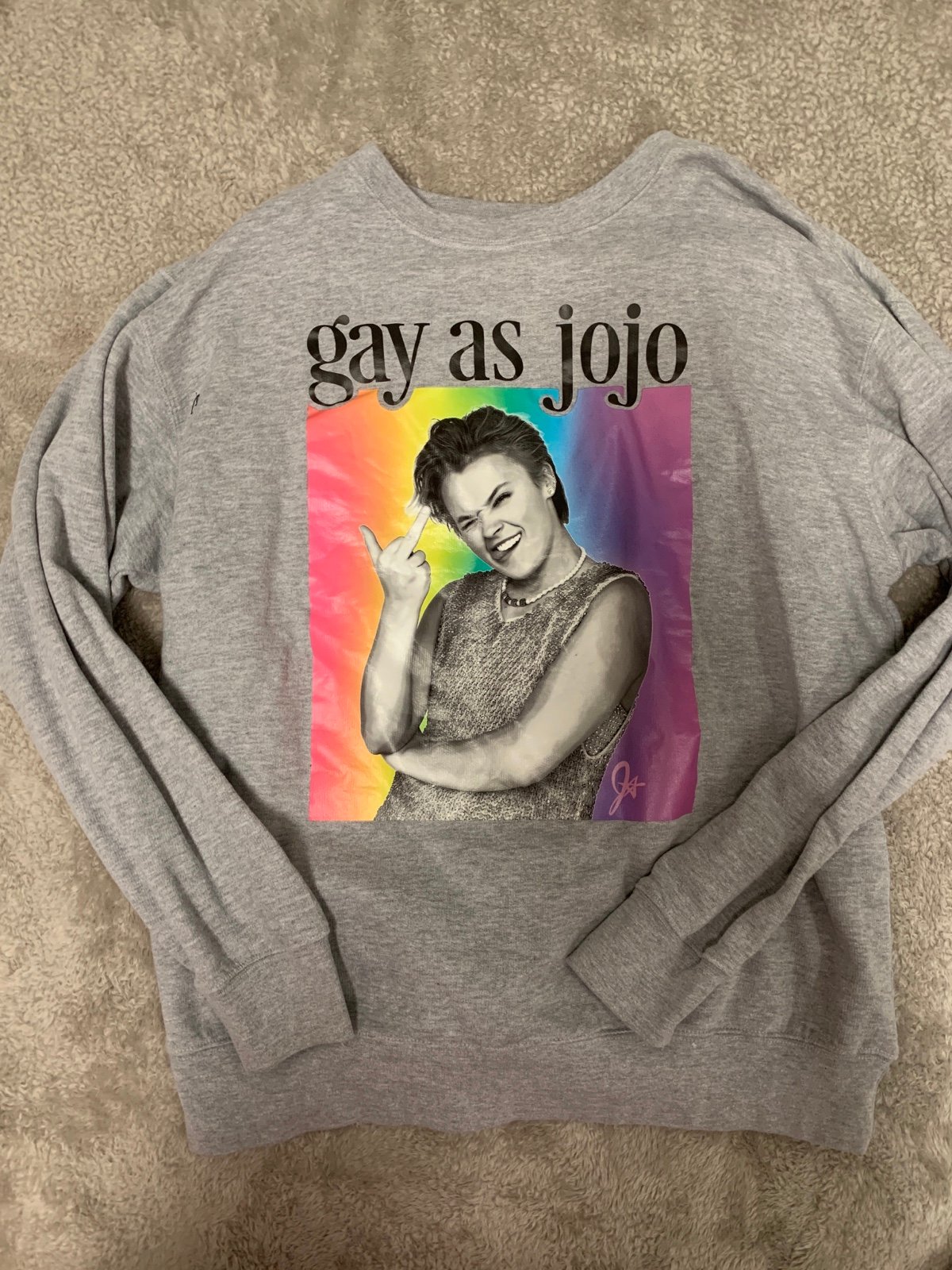 JoJo Siwa “Gay as JoJo” pullover (adult) Size XL AH9qSs