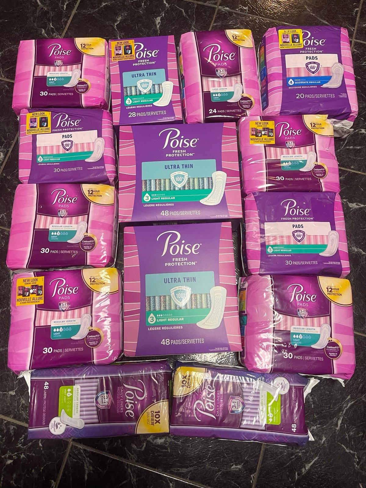 Poise Incontinence Pads & Liners Bundle aTEDCEgMA