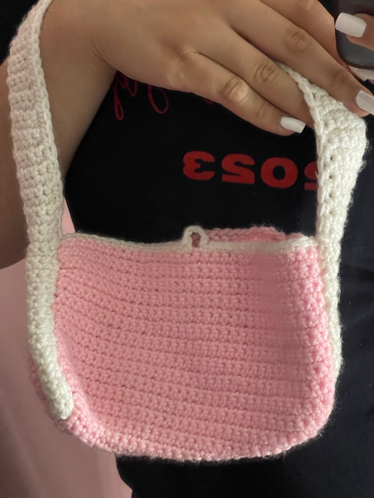 crochet shoulder bag 1G6hQ8S7O