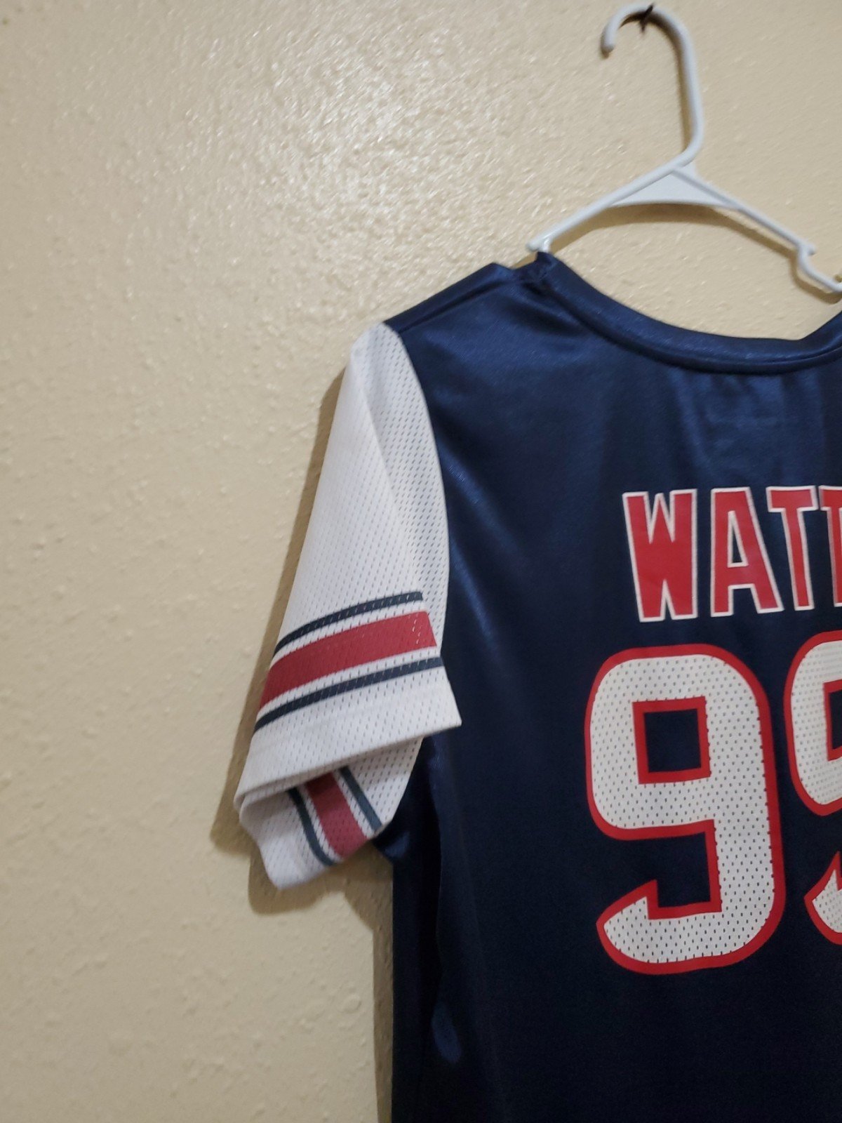 JJ WATT #99 Houston Texans Team Apparel Navy Jersey Women´s Size XXL FeUperR3r