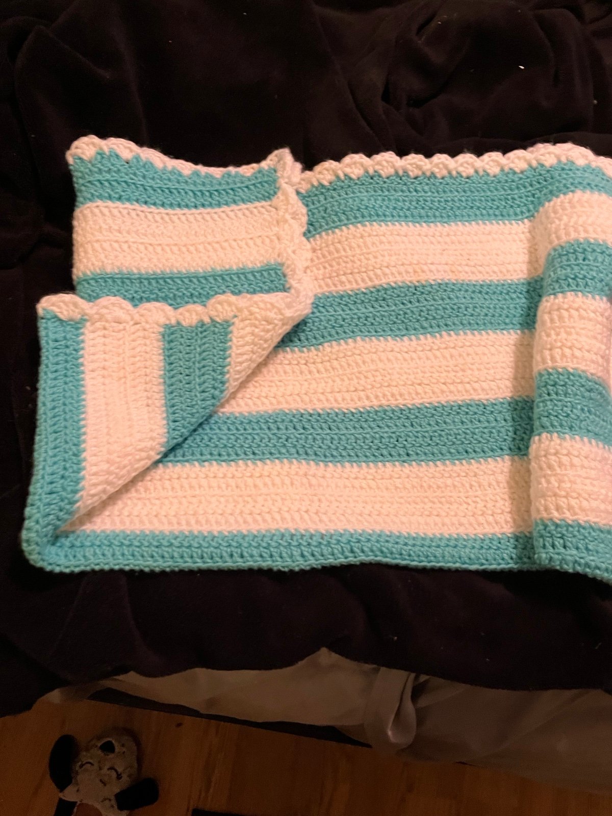 Handmade little blanket 36/36 inches free ship eV5DYtKJk