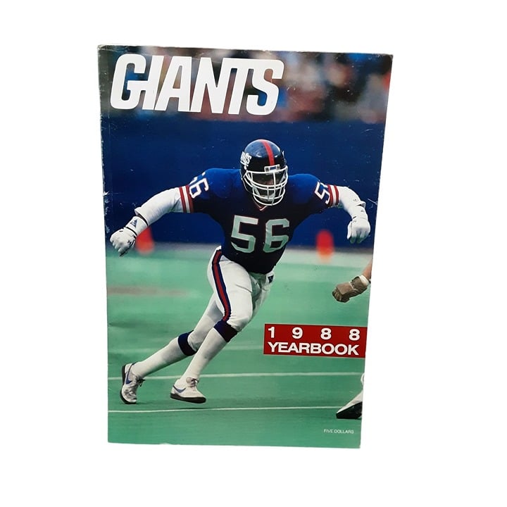 1988 New York Giants Football Yearbook Lawrence Taylor 