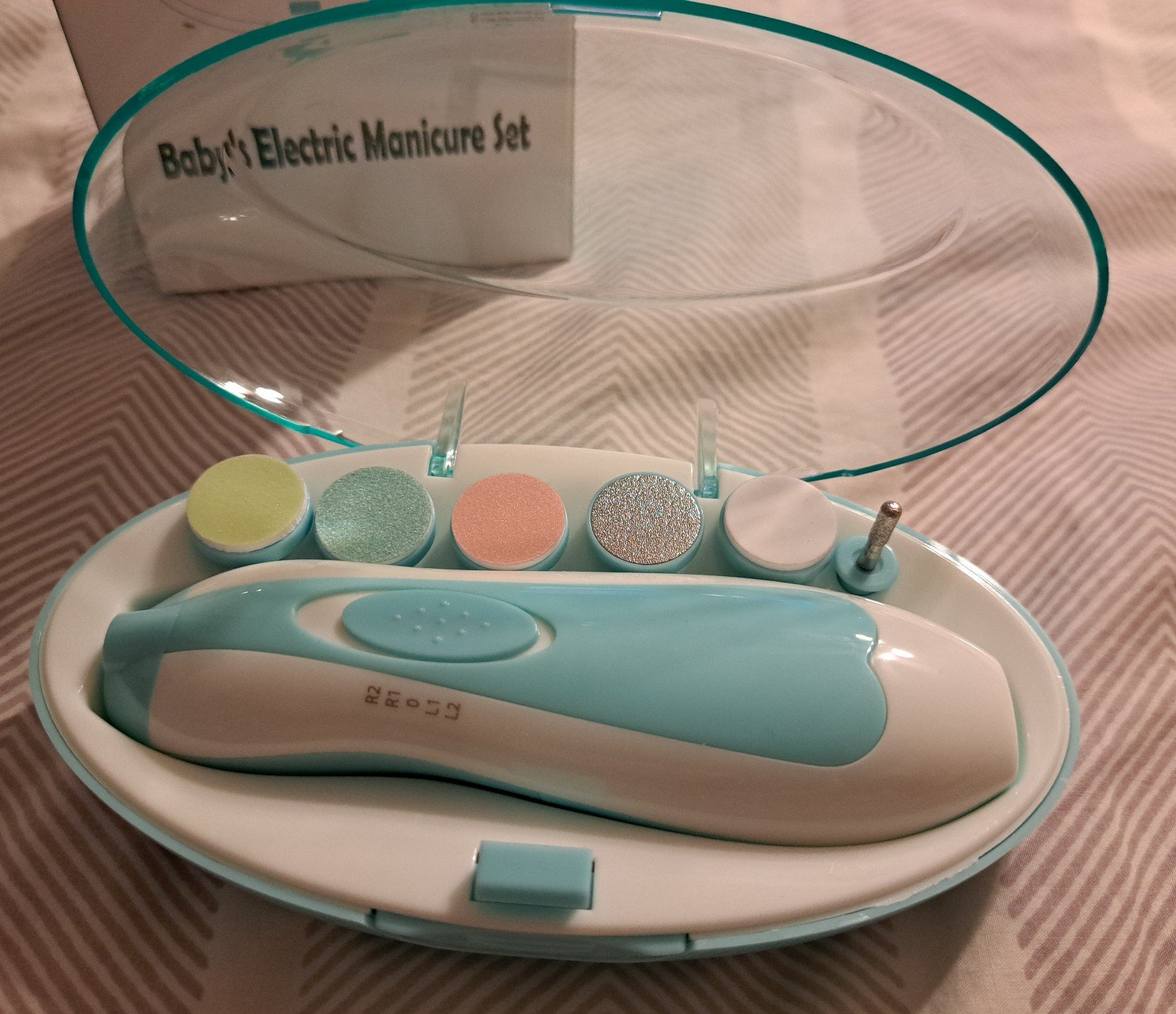 Baby Nail Trimmer Electric,Baby Nail Clippers, 6 in 1 Baby Nail File 68rKlh11K