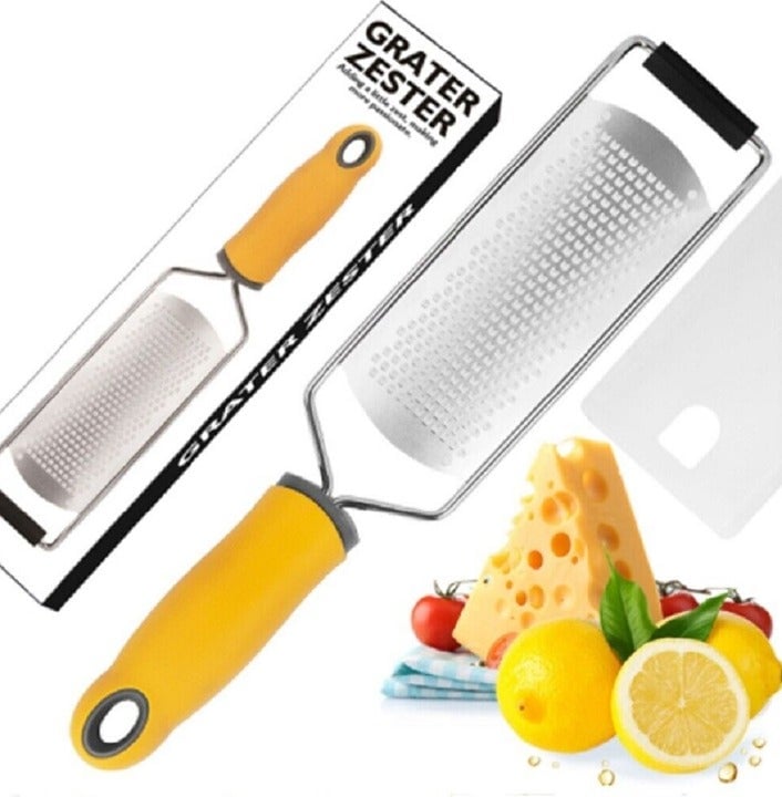 Stainless Steel Cheese and Citrus Grater Zester Lemon Zester Food Grater Tool Aqogw0mfi
