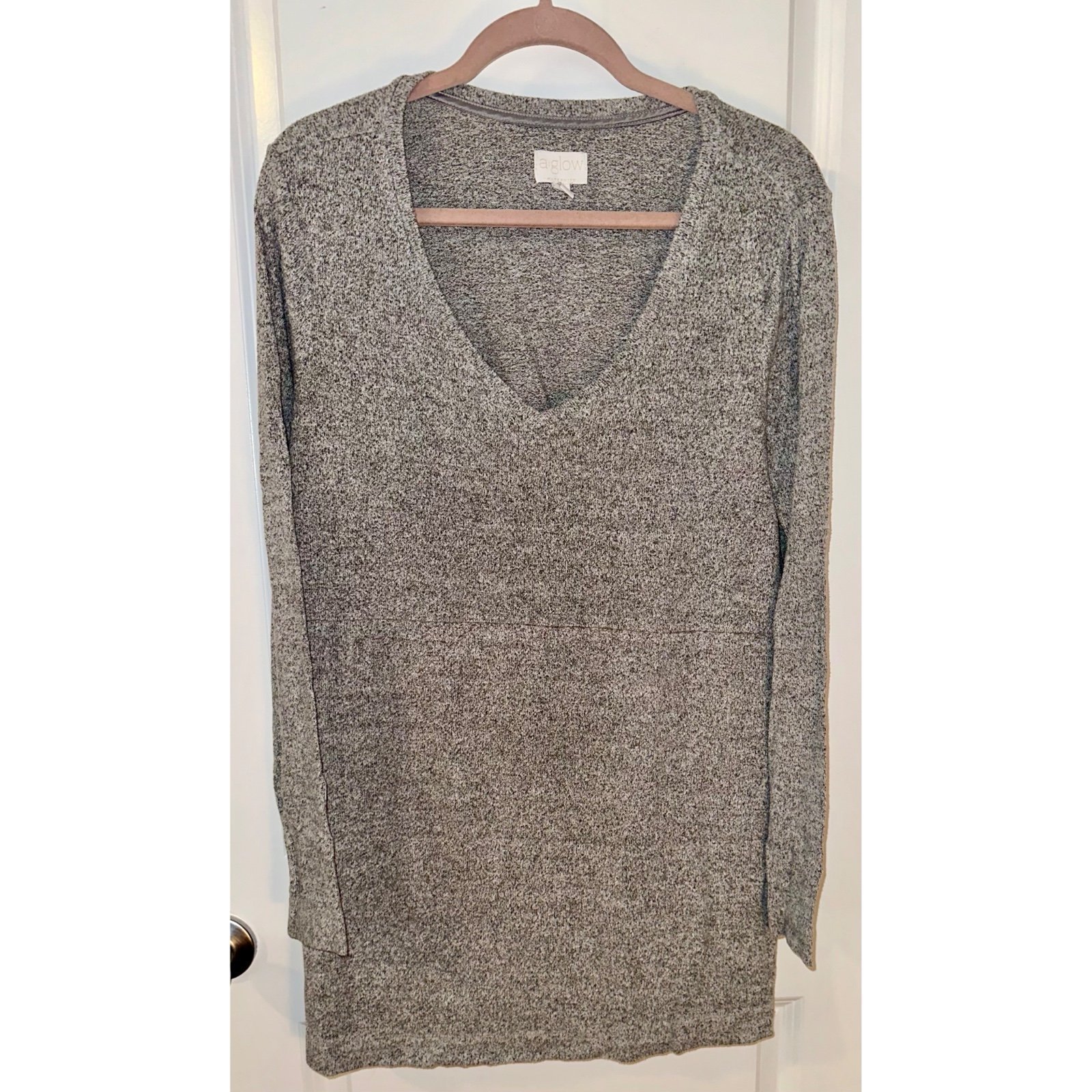 A Glow Grey Maternity Sweater Size XL fydYP4e8B