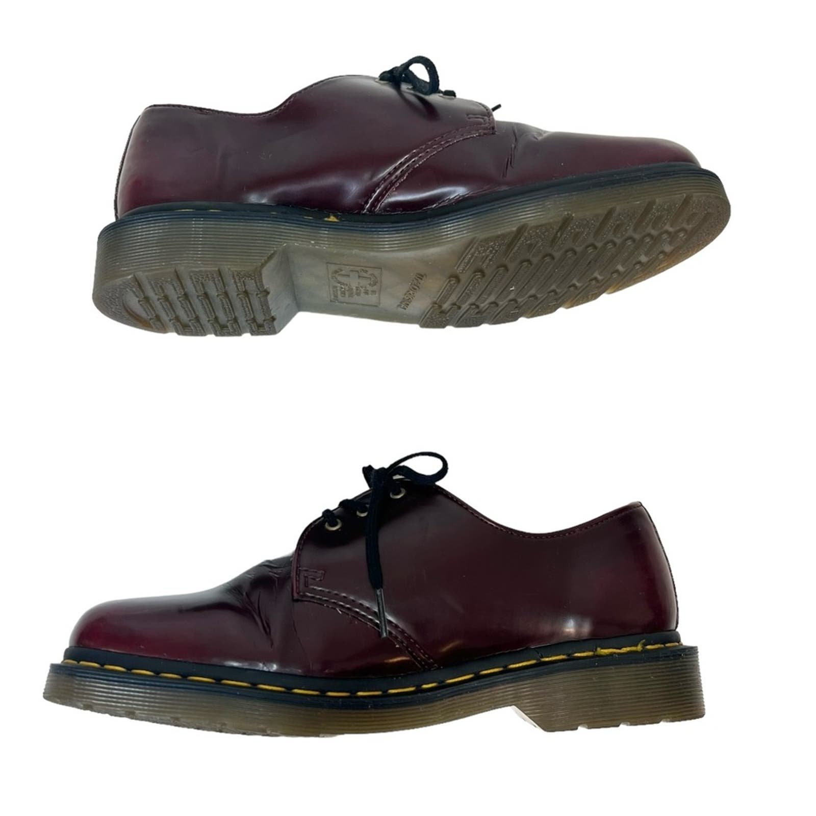 Dr. Martens 1461 Smooth Leather Wine Burgundy Vegan Oxford Loafer Lace Up Shoes ASjvAlfMd