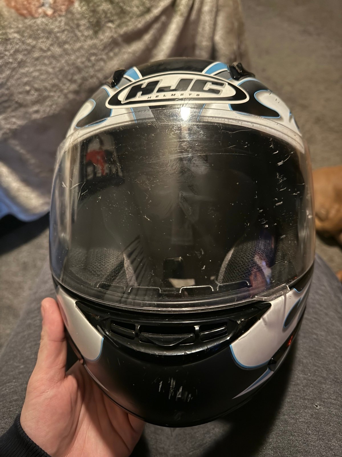 HJC Motorcycle Helmet Used/scuffed 9rV96b1hA