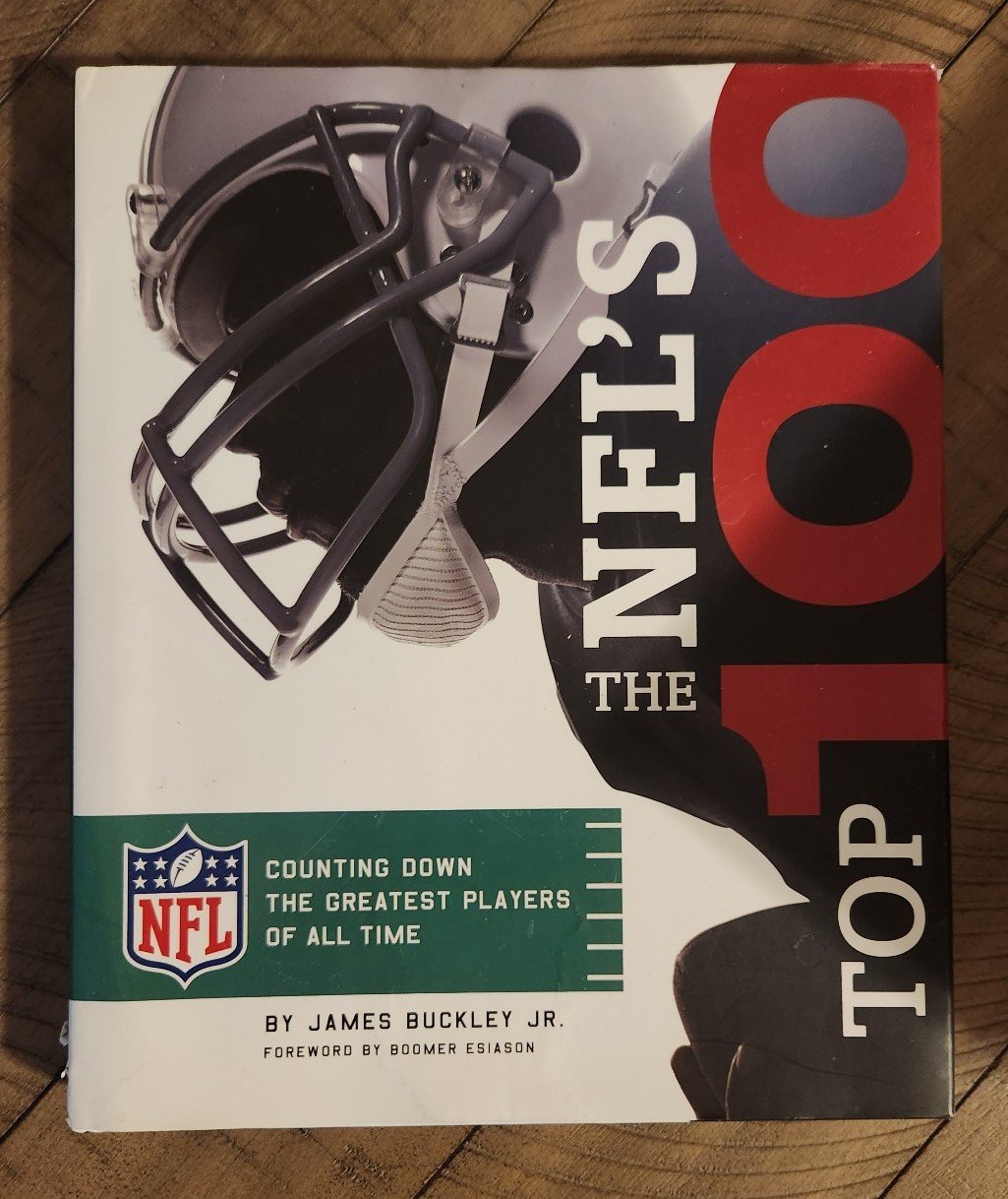 The NFL´S Top 100 Large Hardcover Book CaiQwRJ5k