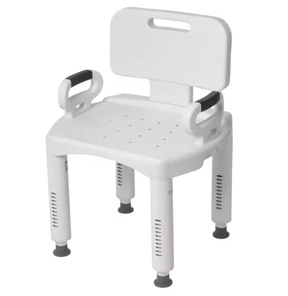 Premium Series Shower Chair with Back and Arms Fb26kt8Q
