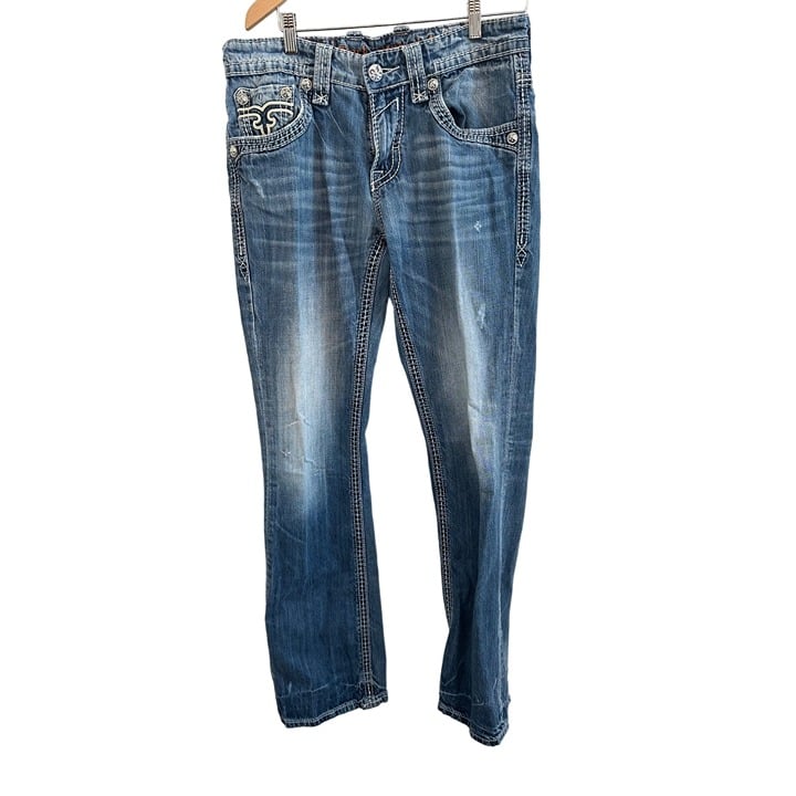 Rock Revival, Rogan Boot Cut Jeans, Size 32, Style E876