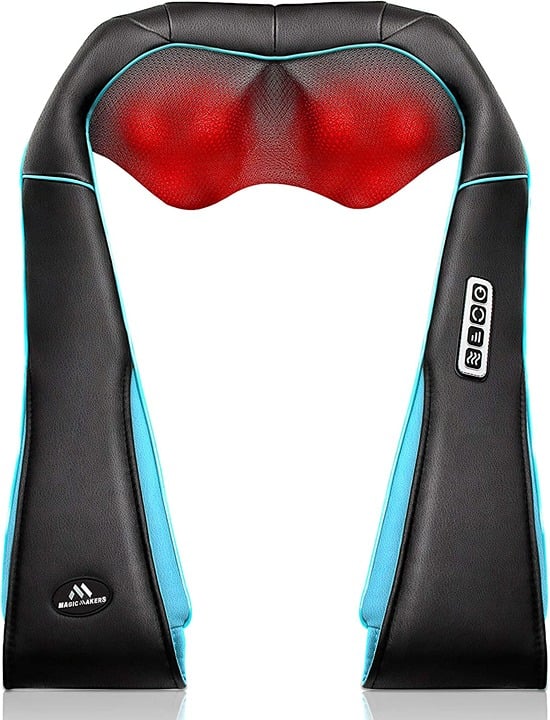 Back Neck Shoulder Massager with Heat - Deep Tissue Kneading Electric aJbOZ2m70