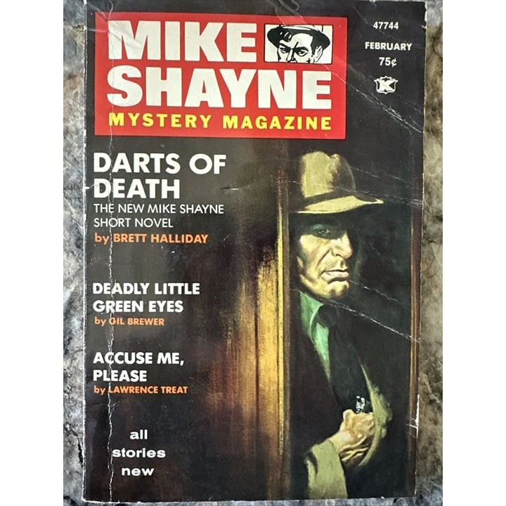 Mike Shayne Mystery Magazine February 1975 2PcUrlAof