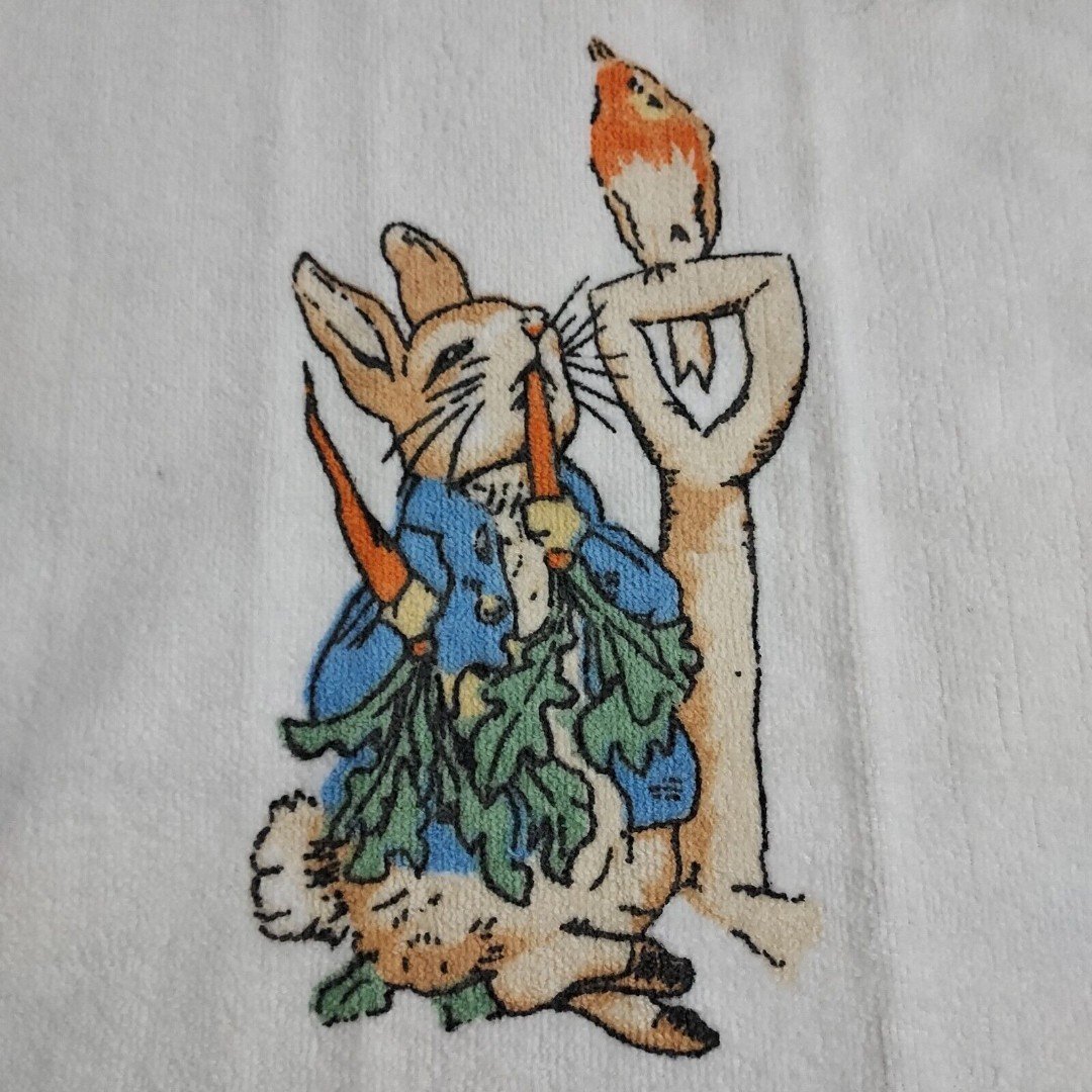 Vintage Cannon Bath Towel Bunny Rabbit NWT Marshall Fields USA Peter Cottontail G5TBiLHzF