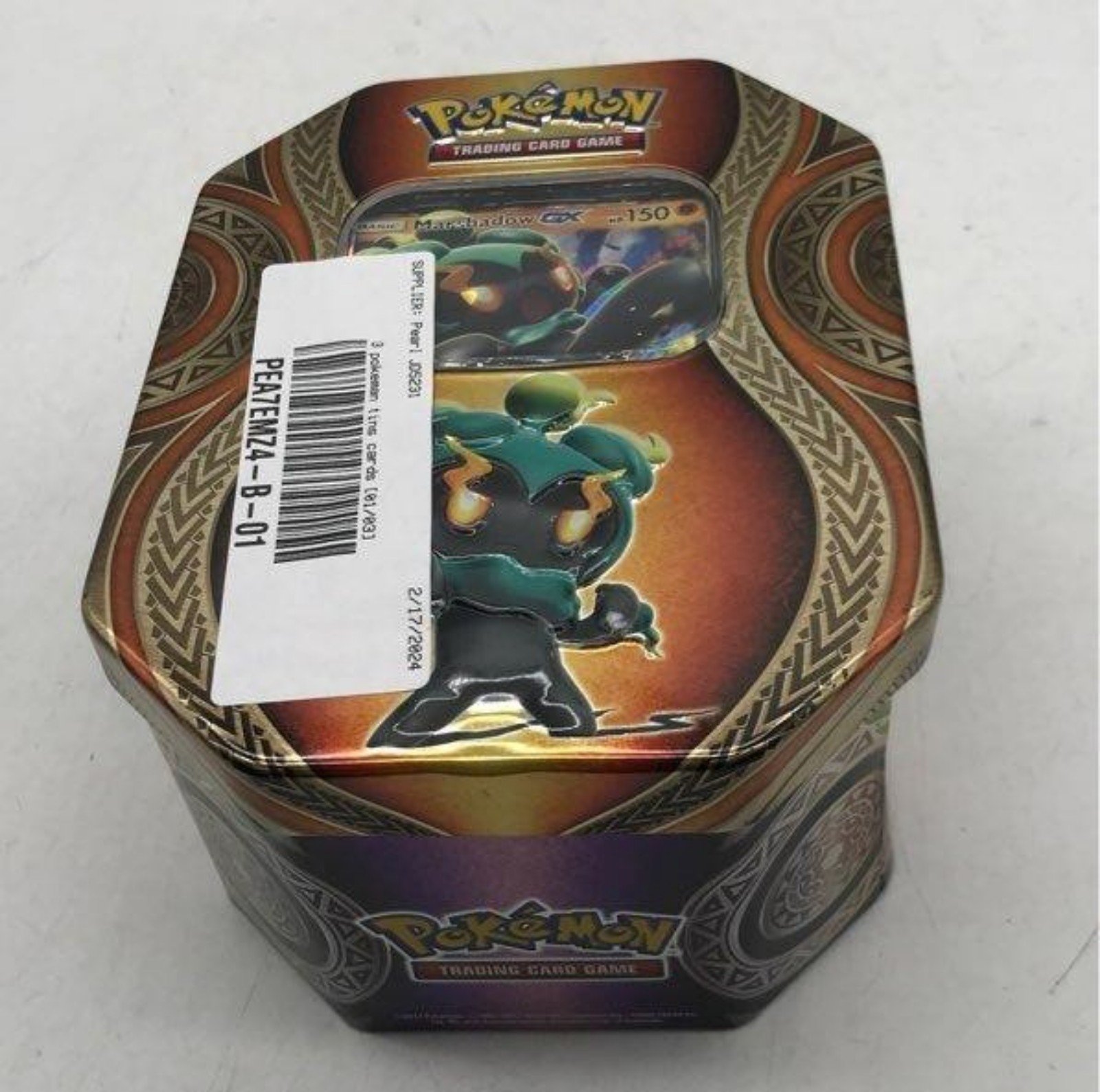 Pokemon Tin with Marshadow-GX Foil Card cvHJDbPWY