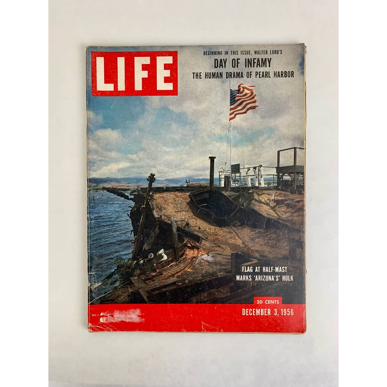 Vintage LIFE Magazine - December 3, 1956 - Day of Infamy: Pearl Harbor g2Uy2d4K9