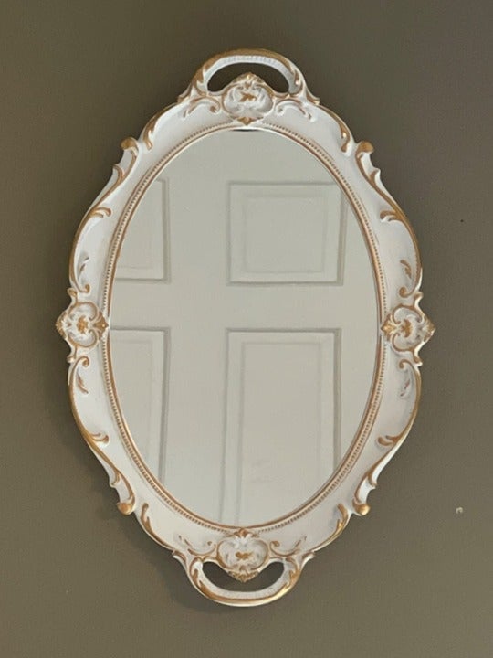 Wall Mirror Vintage Oval Antique Decorative 14.5 x 10inch 7TdHN5SxB