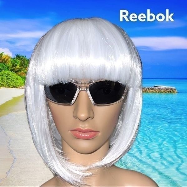 Reebok sunglasses! Cute with clear and yellow frames! f