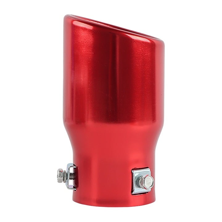 New Red Color Round Shape Car Exhaust Muffler Tip Strai