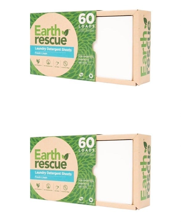 Twin Pack - EARTH RESCUE Fresh Linen Laundry Detergent 